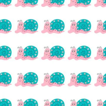 Seamless pattern. Spring print perfect for children's textile design, decor Stock Illustration