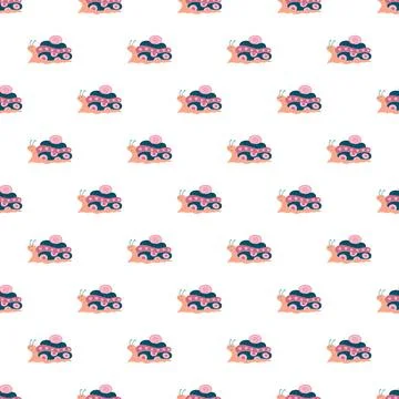 Seamless pattern. Spring print perfect for children's textile design, decor Stock Illustration