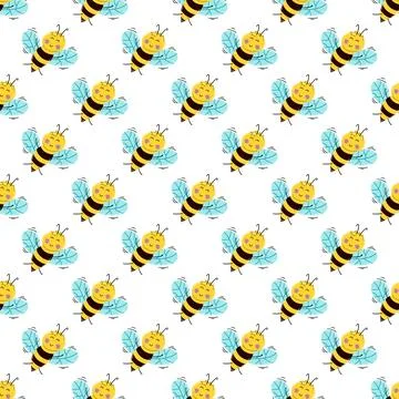 Seamless pattern. Spring print perfect for children's textile design, decor Stockillustratie