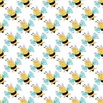 Seamless pattern. Spring print perfect for children's textile design, decor Stockillustratie