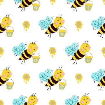 Seamless pattern. Spring print perfect for children's textile design, decor イラスト素材