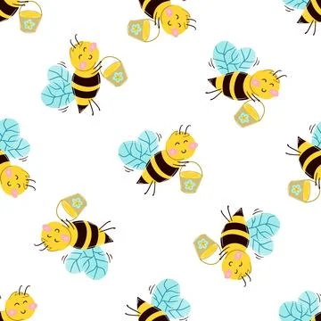 Seamless pattern. Spring print perfect for children's textile design, decor イラスト素材
