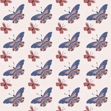 Seamless pattern. Spring print perfect for children's textile design, decor Stock Illustration