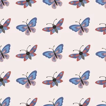 Seamless pattern. Spring print perfect for children's textile design, decor Stock Illustration