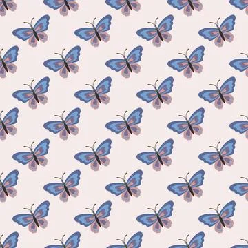 Seamless pattern. Spring print perfect for children's textile design, decor Stock Illustration