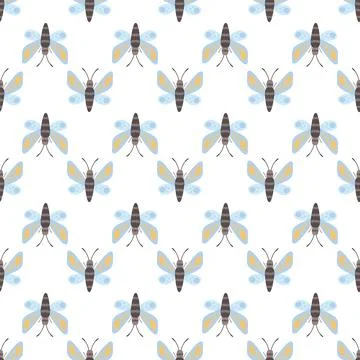 Seamless pattern. Spring print perfect for children's textile design, decor イラスト素材