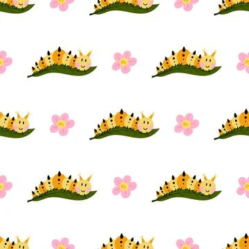 Seamless pattern. Spring print perfect for children's textile design, decor Stock Illustration