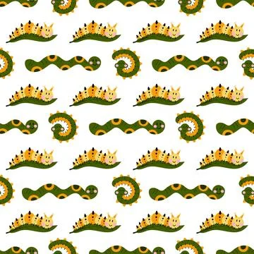 Seamless pattern. Spring print perfect for children's textile design, decor イラスト素材