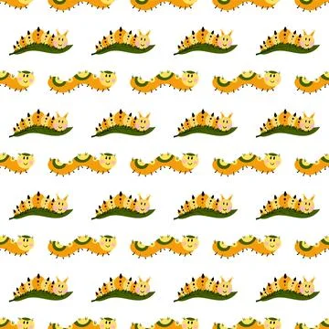 Seamless pattern. Spring print perfect for children's textile design, decor Illustrazione stock