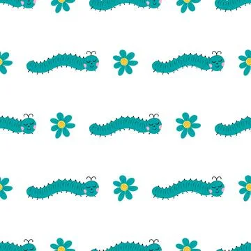 Seamless pattern. Spring print perfect for children's textile design, decor Stock Illustration