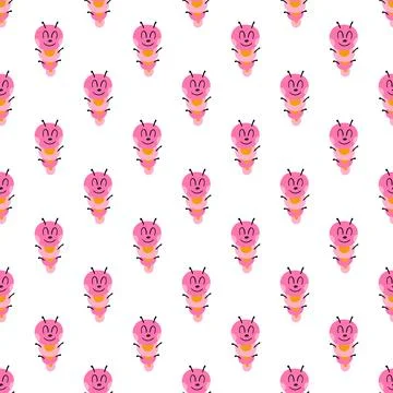 Seamless pattern. Spring print perfect for children's textile design, decor Stock Illustration