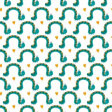 Seamless pattern. Spring print perfect for children's textile design, decor Stock Illustration