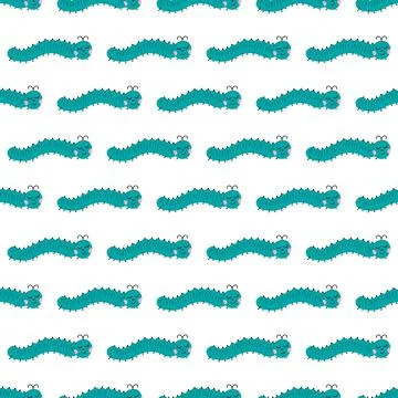 Seamless pattern. Spring print perfect for children's textile design, decor Illustrazione stock