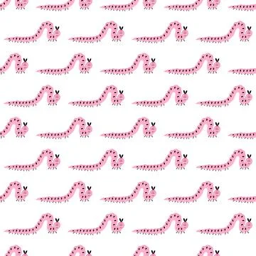 Seamless pattern. Spring print perfect for children's textile design, decor Stock Illustration