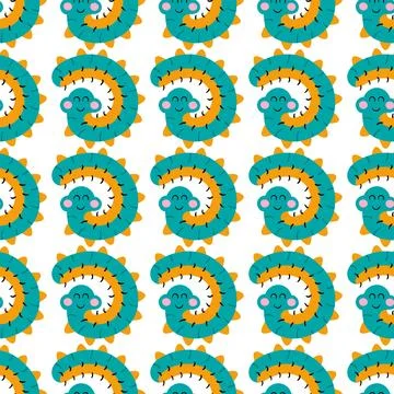 Seamless pattern. Spring print perfect for children's textile design, decor イラスト素材