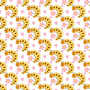 Seamless pattern. Spring print perfect for children's textile design, decor イラスト素材