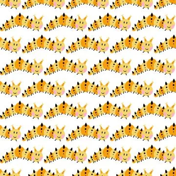 Seamless pattern. Spring print perfect for children's textile design, decor Stock Illustration