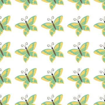 Seamless pattern. Spring print perfect for children's textile design, decor Stock Illustration