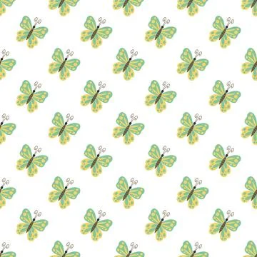Seamless pattern. Spring print perfect for children's textile design, decor Stock Illustration