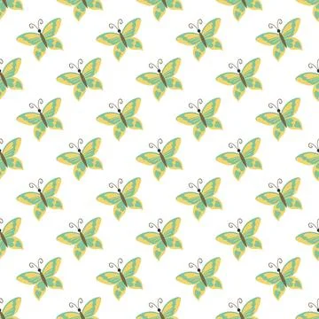 Seamless pattern. Spring print perfect for children's textile design, decor イラスト素材
