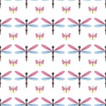 Seamless pattern. Spring print perfect for children's textile design, decor Stockillustratie