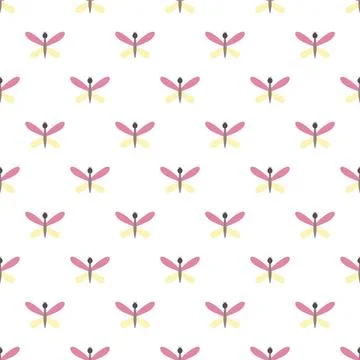 Seamless pattern. Spring print perfect for children's textile design, decor イラスト素材