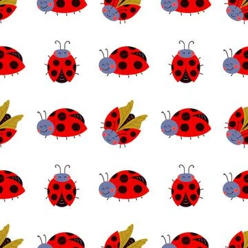 Seamless pattern. Spring print perfect for children's textile design, decor イラスト素材