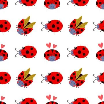 Seamless pattern. Spring print perfect for children's textile design, decor イラスト素材