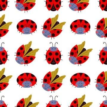 Seamless pattern. Spring print perfect for children's textile design, decor イラスト素材