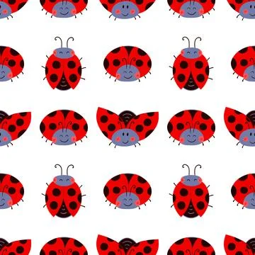 Seamless pattern. Spring print perfect for children's textile design, decor Stock Illustration