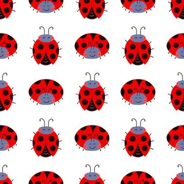 Seamless pattern. Spring print perfect for children's textile design, decor Stock Illustration