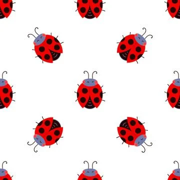 Seamless pattern. Spring print perfect for children's textile design, decor Stock Illustration