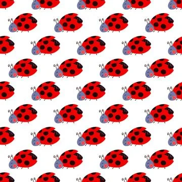Seamless pattern. Spring print perfect for children's textile design, decor Stock Illustration