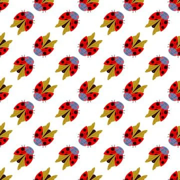 Seamless pattern. Spring print perfect for children's textile design, decor Stockillustratie