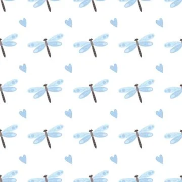 Seamless pattern. Spring print perfect for children's textile design, decor Stock Illustration