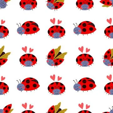Seamless pattern. Spring print perfect for children's textile design, decor Stock Illustration
