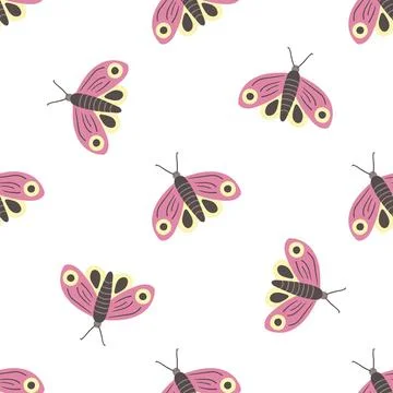 Seamless pattern. Spring print perfect for children's textile design, decor Stock Illustration