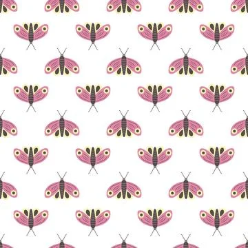Seamless pattern. Spring print perfect for children's textile design, decor Stock Illustration