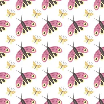 Seamless pattern. Spring print perfect for children's textile design, decor Stock Illustration