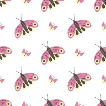 Seamless pattern. Spring print perfect for children's textile design, decor イラスト素材