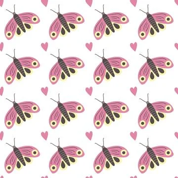 Seamless pattern. Spring print perfect for children's textile design, decor Stock Illustration