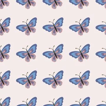 Seamless pattern. Spring print perfect for children's textile design, decor Stock Illustration