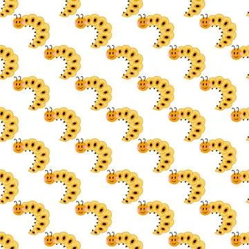 Seamless pattern. Spring print perfect for children's textile design, decor Stock Illustration