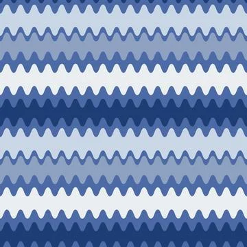 Seamless pattern on a square background - color waves. Geometry, abstraction Stock Illustration