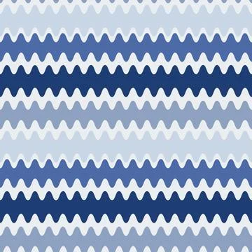 Seamless pattern on a square background - color waves. Geometry, abstraction Stock Illustration