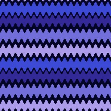 Seamless pattern on a square background - color waves. Geometry, abstraction Illustrazione stock