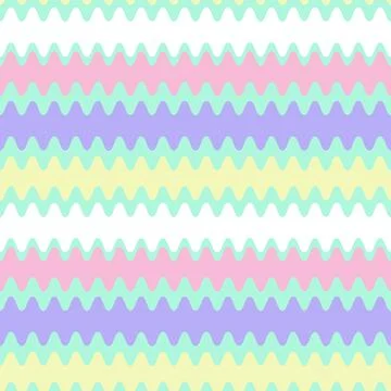 Seamless pattern on a square background - color waves. Geometry, abstraction Stock Illustration