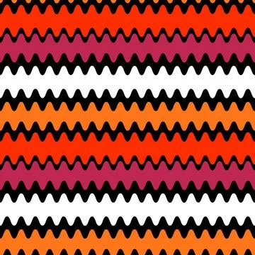 Seamless pattern on a square background - color waves. Geometry, abstraction Illustrazione stock