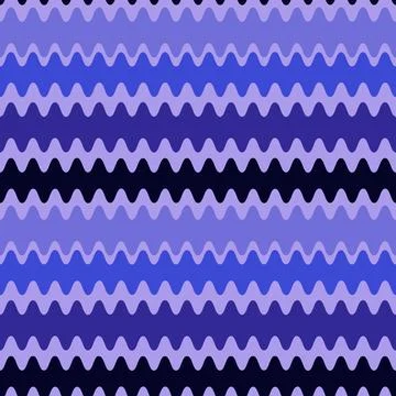 Seamless pattern on a square background - color waves. Geometry, abstraction Stock Illustration