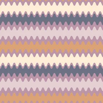 Seamless pattern on a square background - color waves. Geometry, abstraction Illustrazione stock